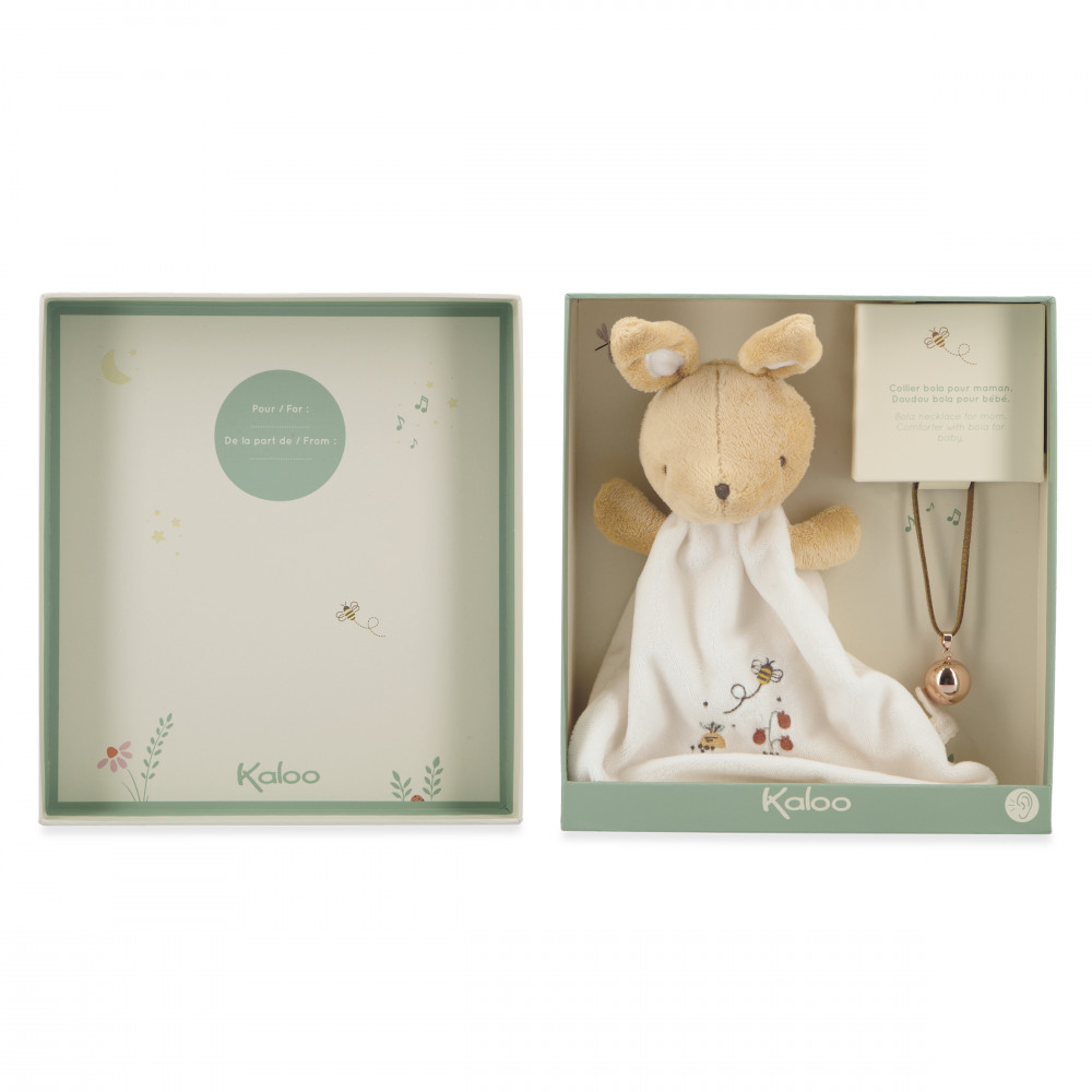 Coffret bola et doudou lapin - kaloo