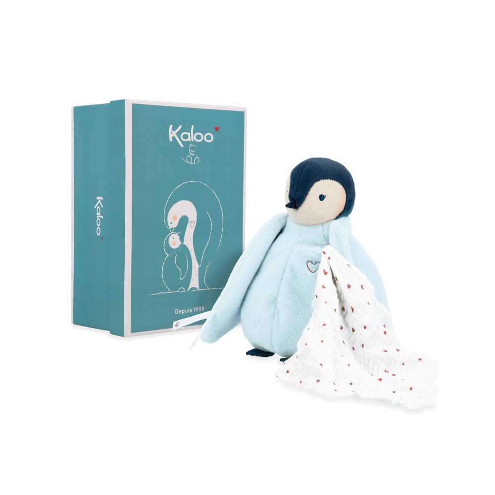 Peluches à bisous manchot bleu - kaloo 