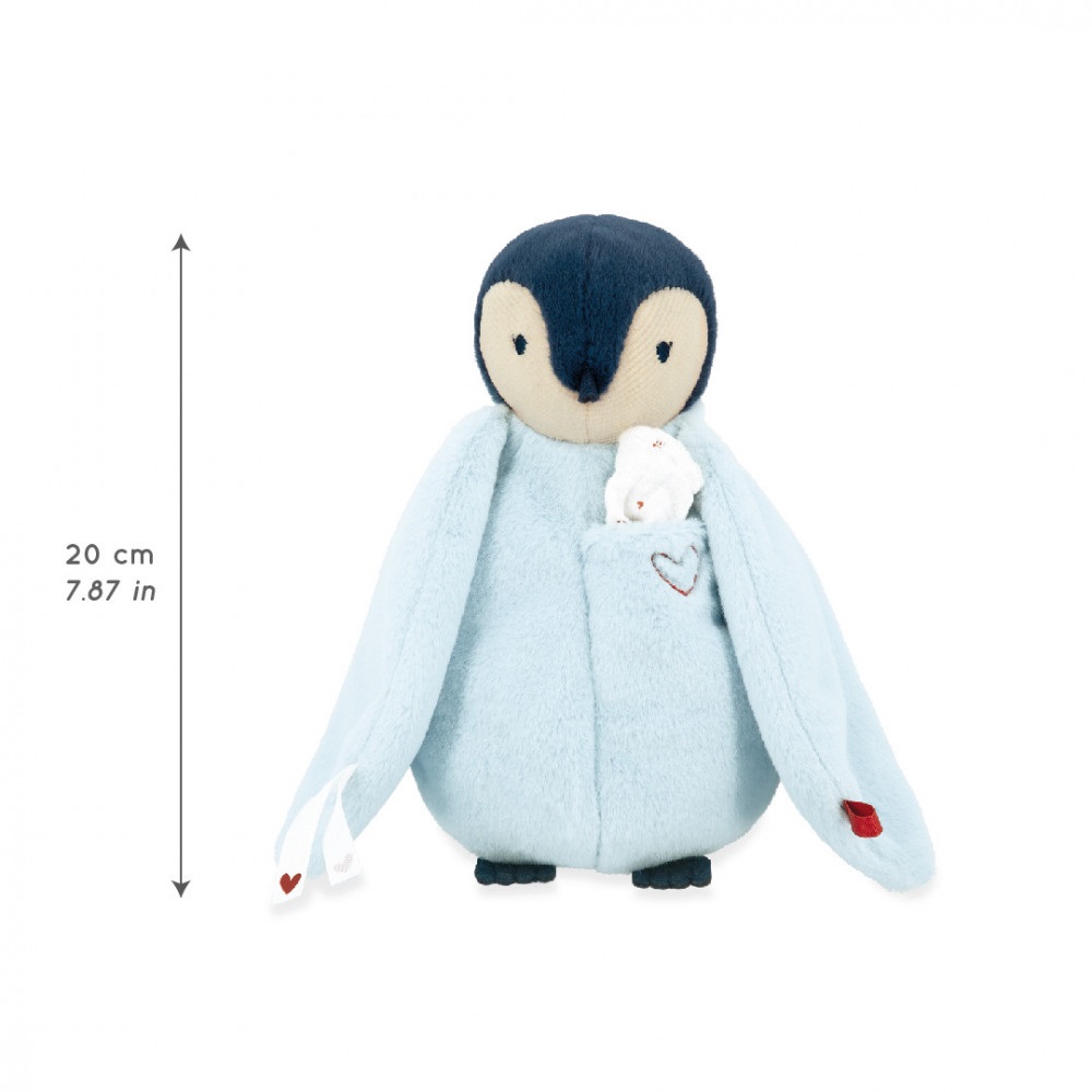 Peluches à bisous manchot bleu - kaloo 