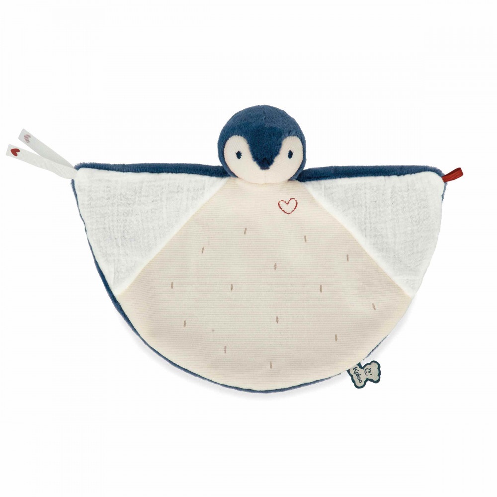 Doudou manchot bleu 24 cm - kaloo 