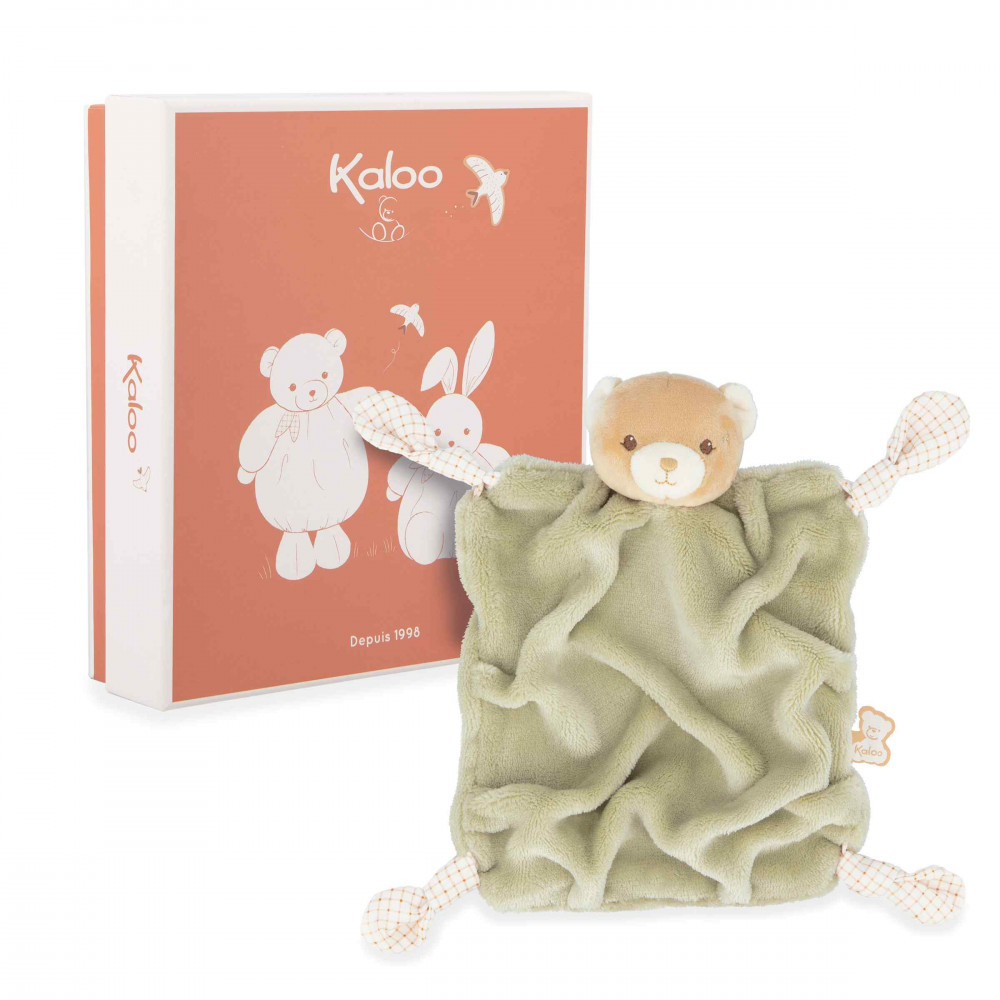 Doudou ours vert - 25 cm - kaloo 