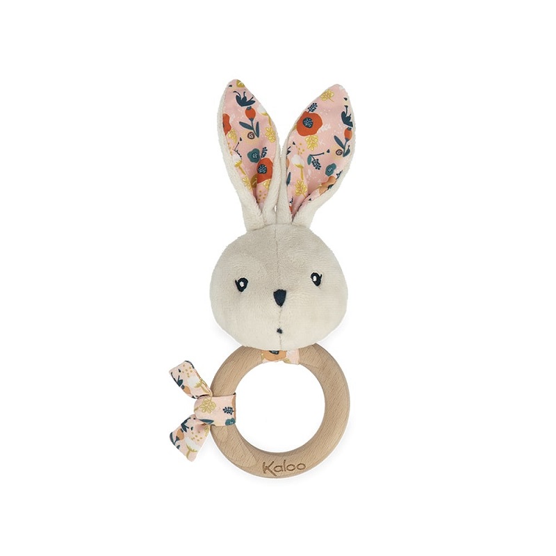 K'doux hochet lapin coquelicot - kaloo