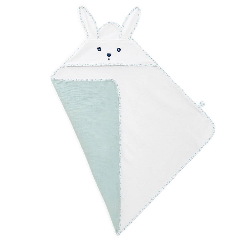 Ma cape de bain lapin colombe - kaloo
