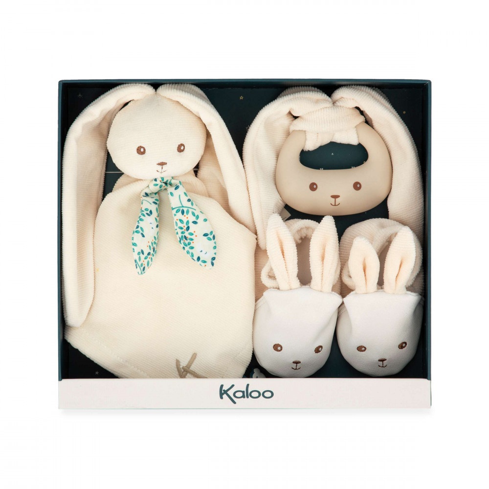 Mon premier coffret de naissance lapinoo crème - kaloo