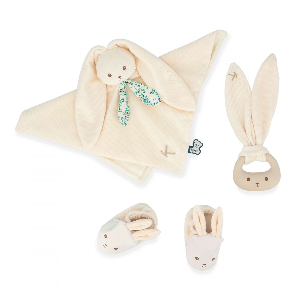 Mon premier coffret de naissance lapinoo crème - kaloo