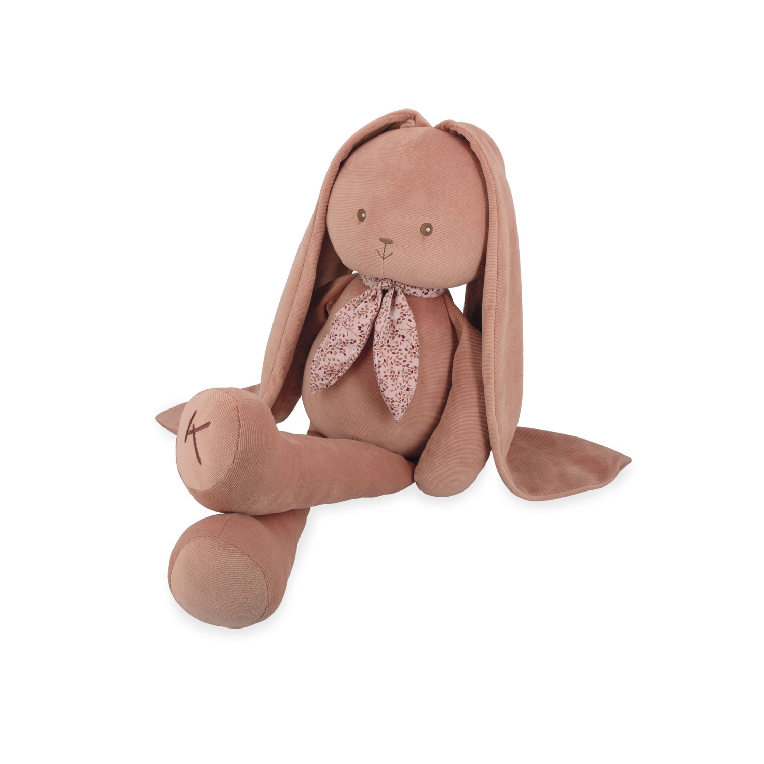 Lapinoo peluche pantin lapin terracotta 80 cm - kaloo