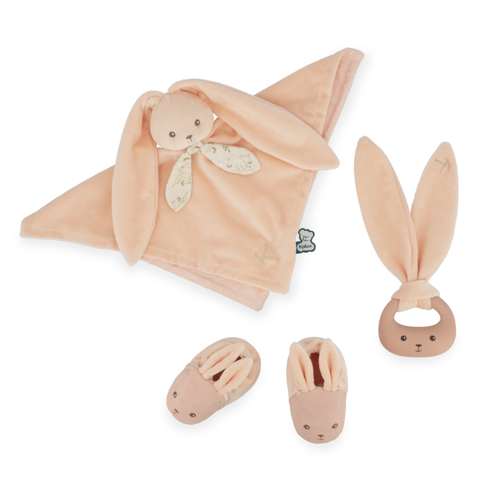Mon premier coffret de naissance lapinoo pêche - kaloo