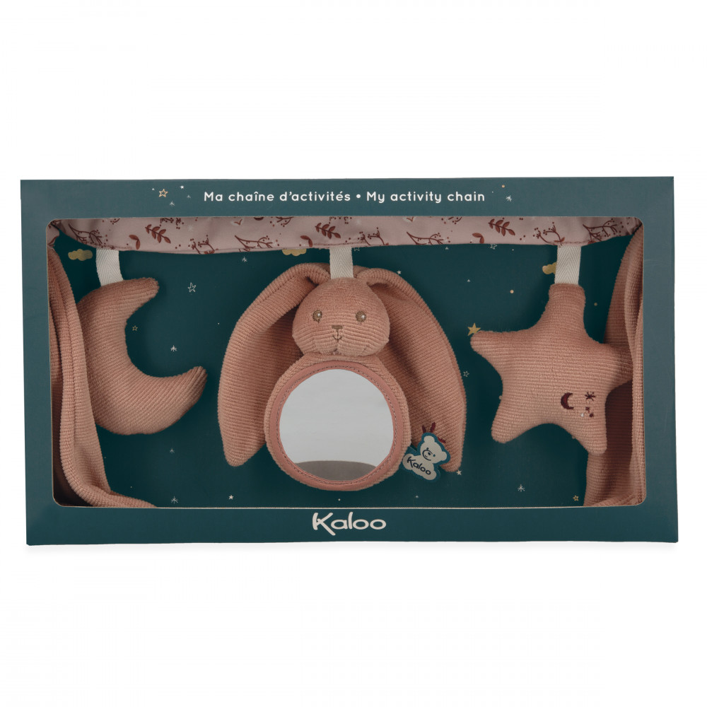 Chaine d'activités lapinoo terracotta 40 cm - kaloo