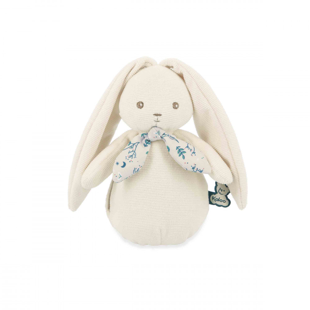 Peluche veilleuse nomade lapin crème 17,5 cm - kaloo