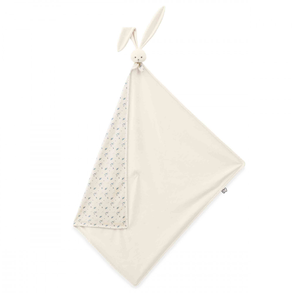 Couverture doudou lapin crème 80 x 70 cm - kaloo