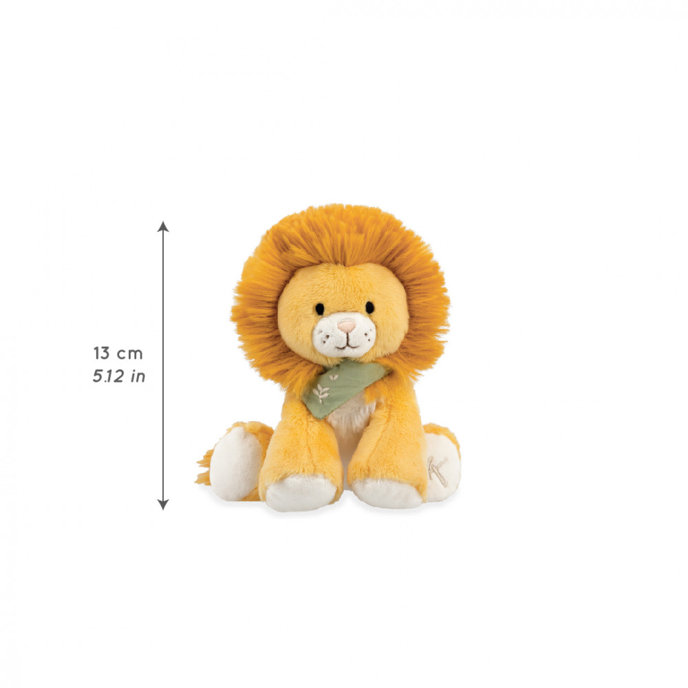 Peluche doudou nougat le lion - 13 cm - kaloo 