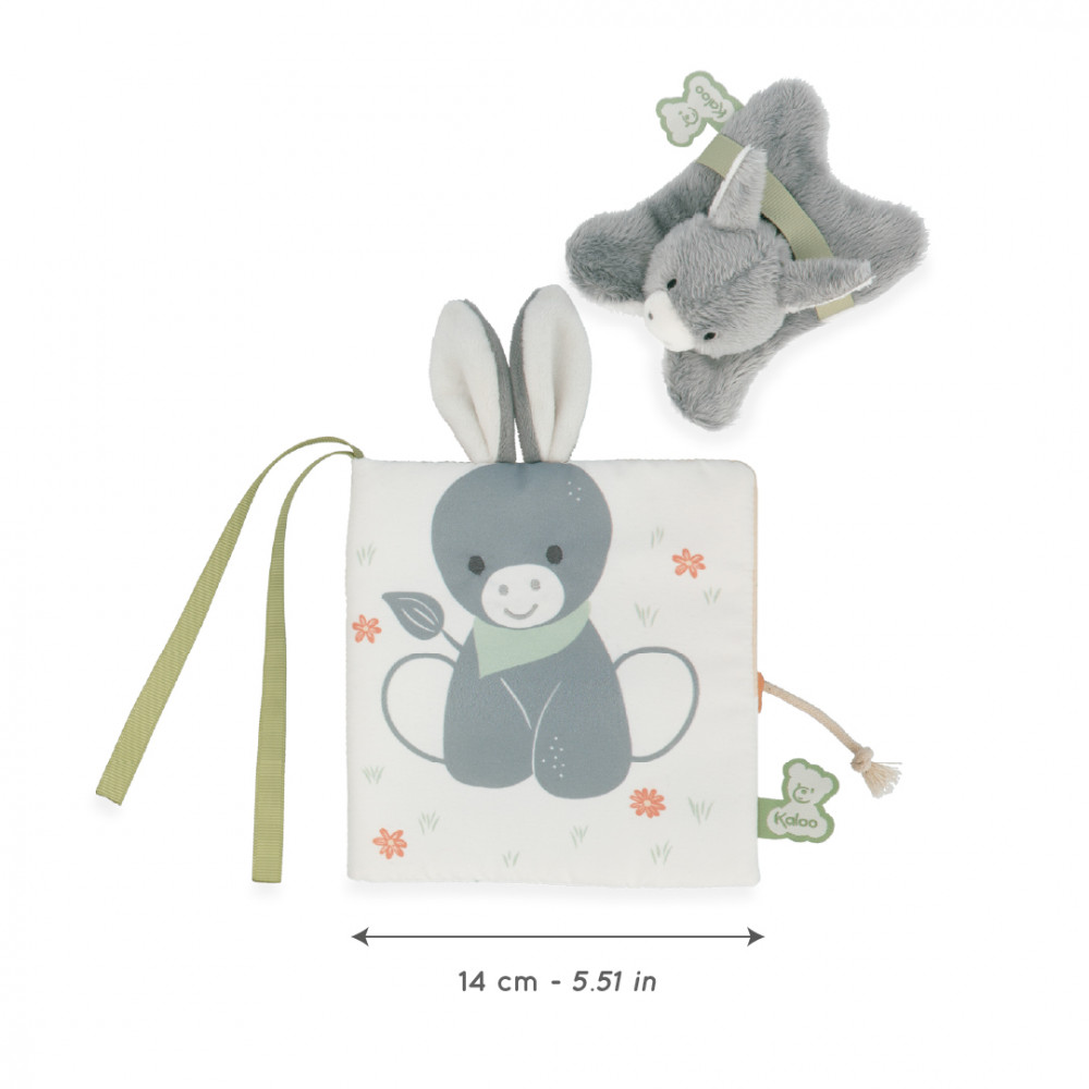 Mon imagier en tissus régliss à la ferme - kaloo