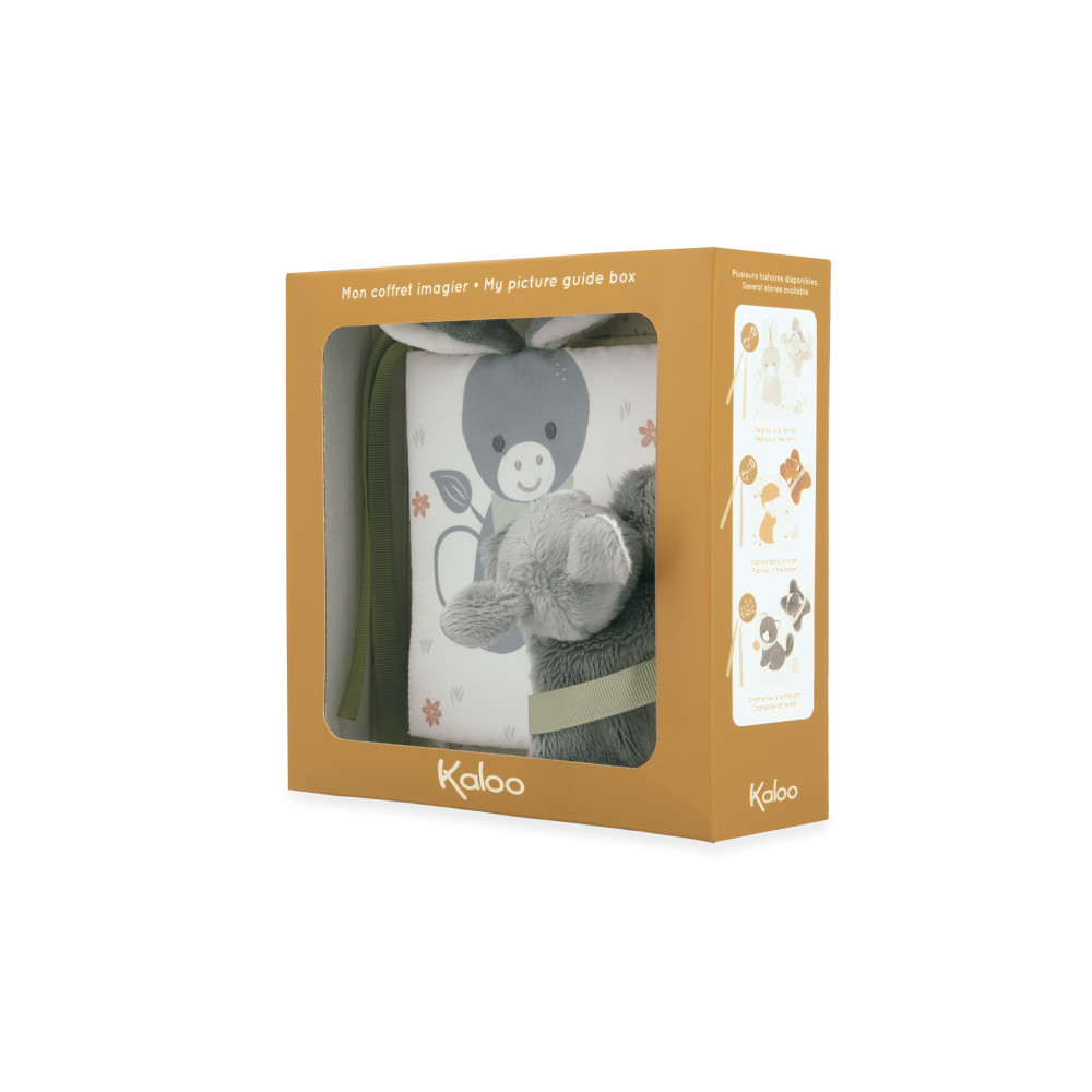 Mon imagier en tissus régliss à la ferme - kaloo