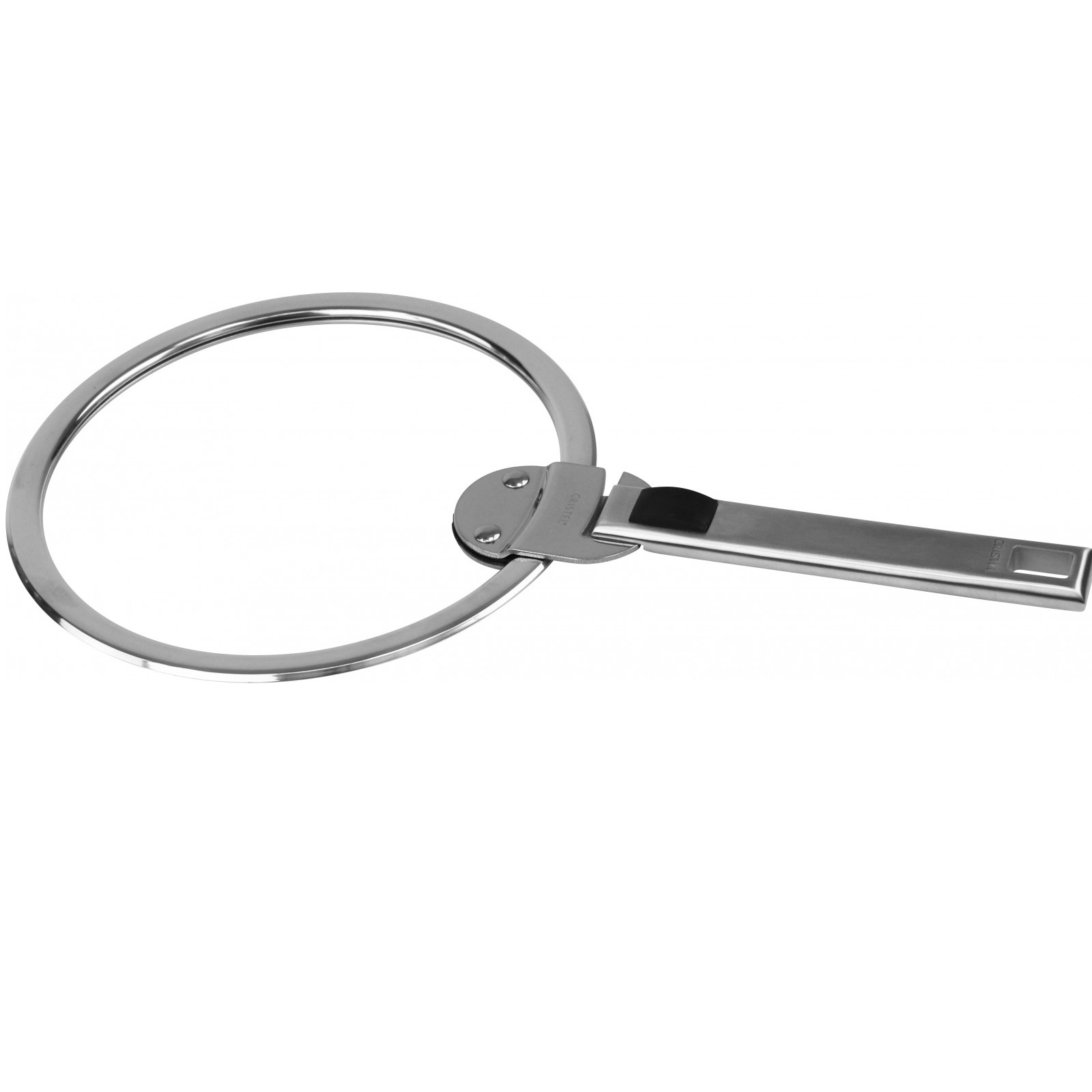 Couvercle plat en verre trempe 22 cm strate amovible - cristel