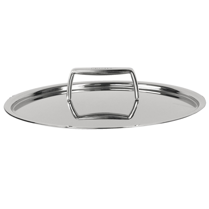 Couvercle en inox 26 cm castel pro - cristel