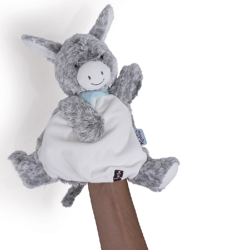 Doudou marionnette ânon régliss les amis - kaloo
