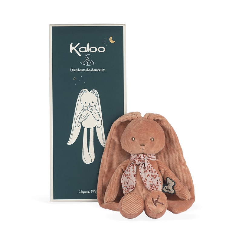 Lapinoo peluche pantin lapin terracotta petit - kaloo
