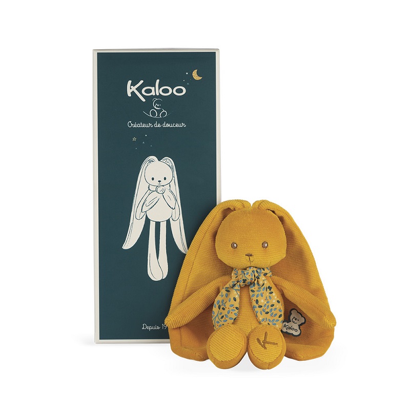 Lapinoo peluche pantin lapin ocre petit - kaloo