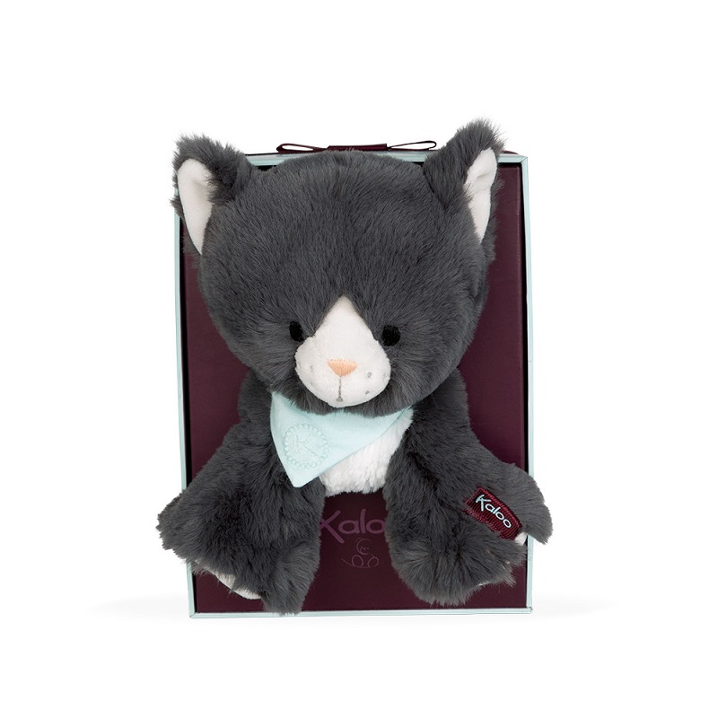 Peluche chat chamallow - 18 cm les amis - kaloo