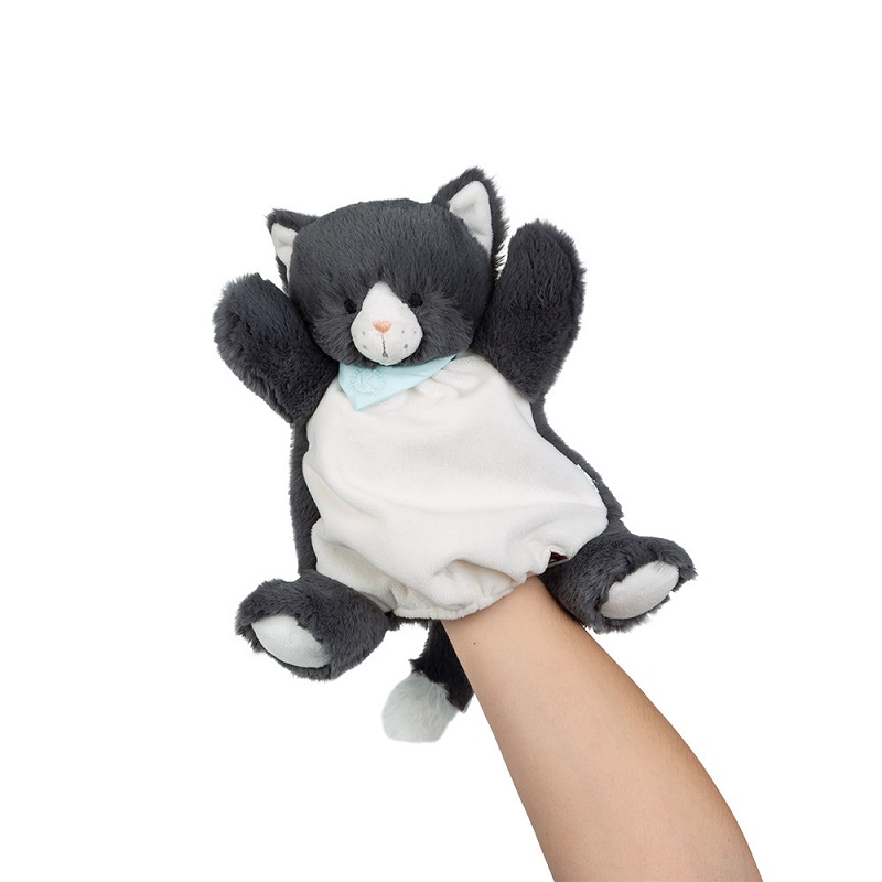 Doudou marionnette chat chamallow les amis - kaloo