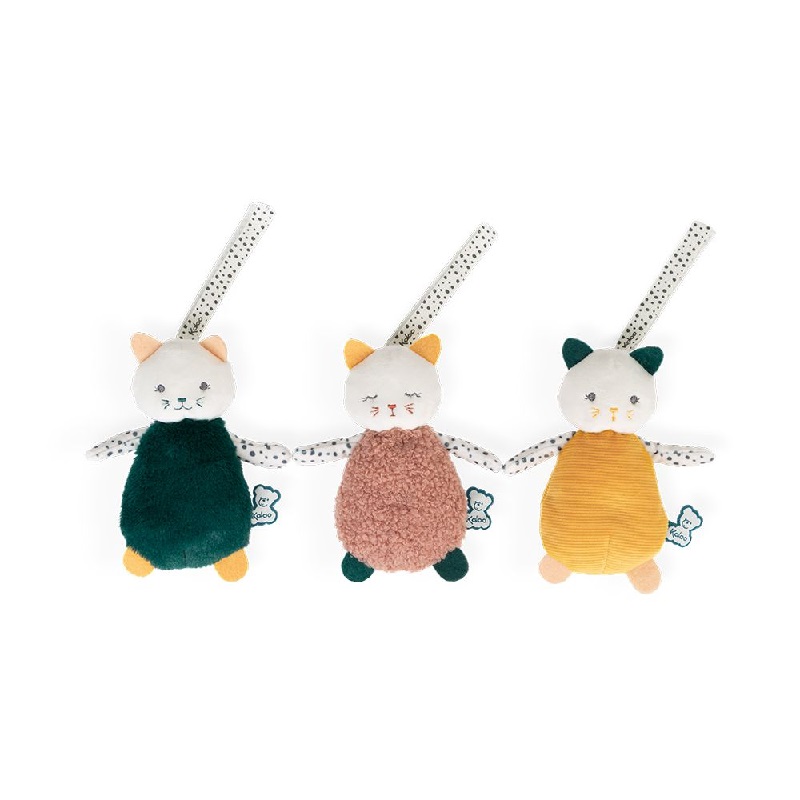 Stimuli lot de 3 doudous sensoriels pour bébé - kaloo