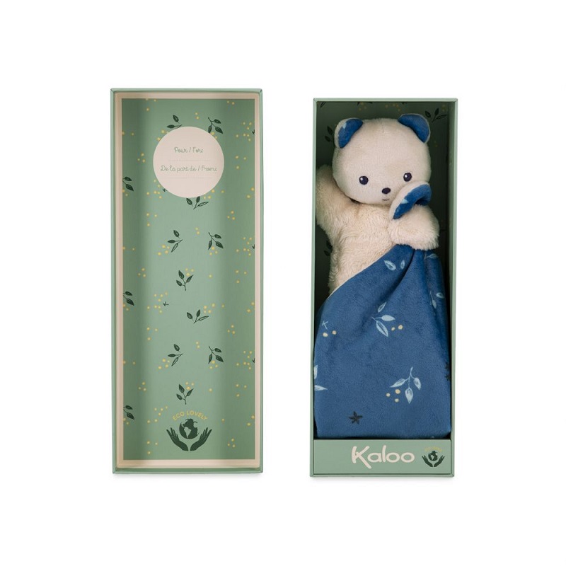 Doudou ours carré douceur noctambule - kaloo