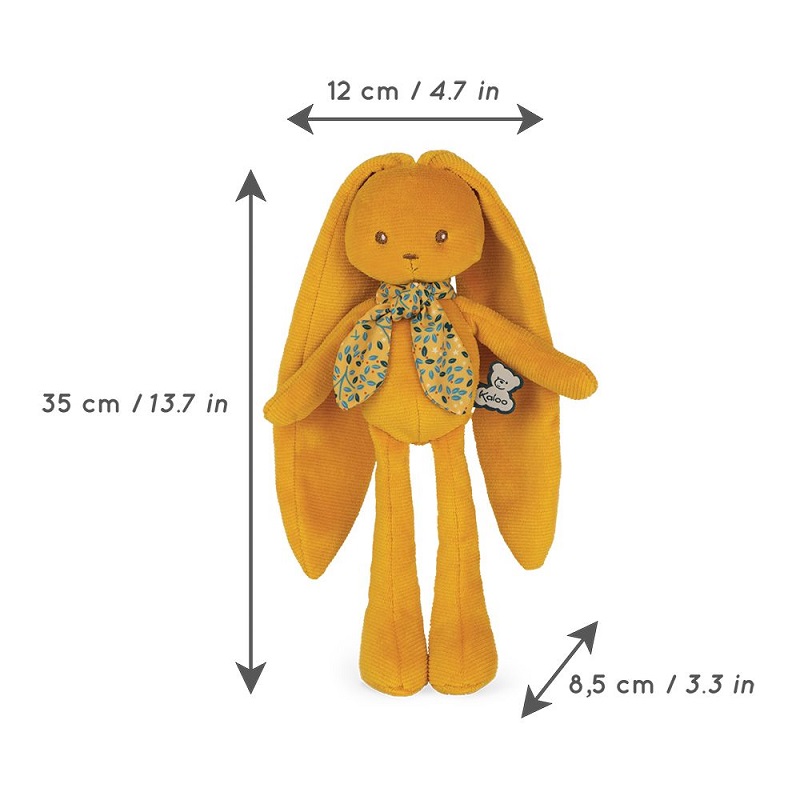 Lapinoo peluche pantin lapin ocre 35 cm- kaloo
