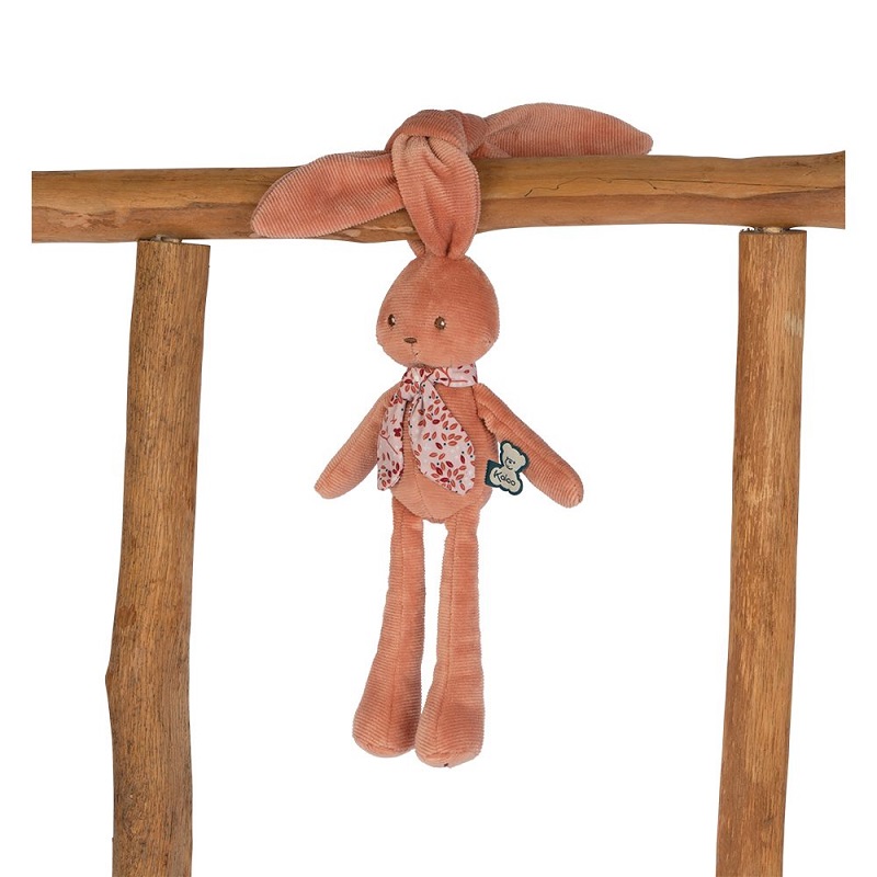 Lapinoo peluche pantin lapin terracotta 35 cm- kaloo