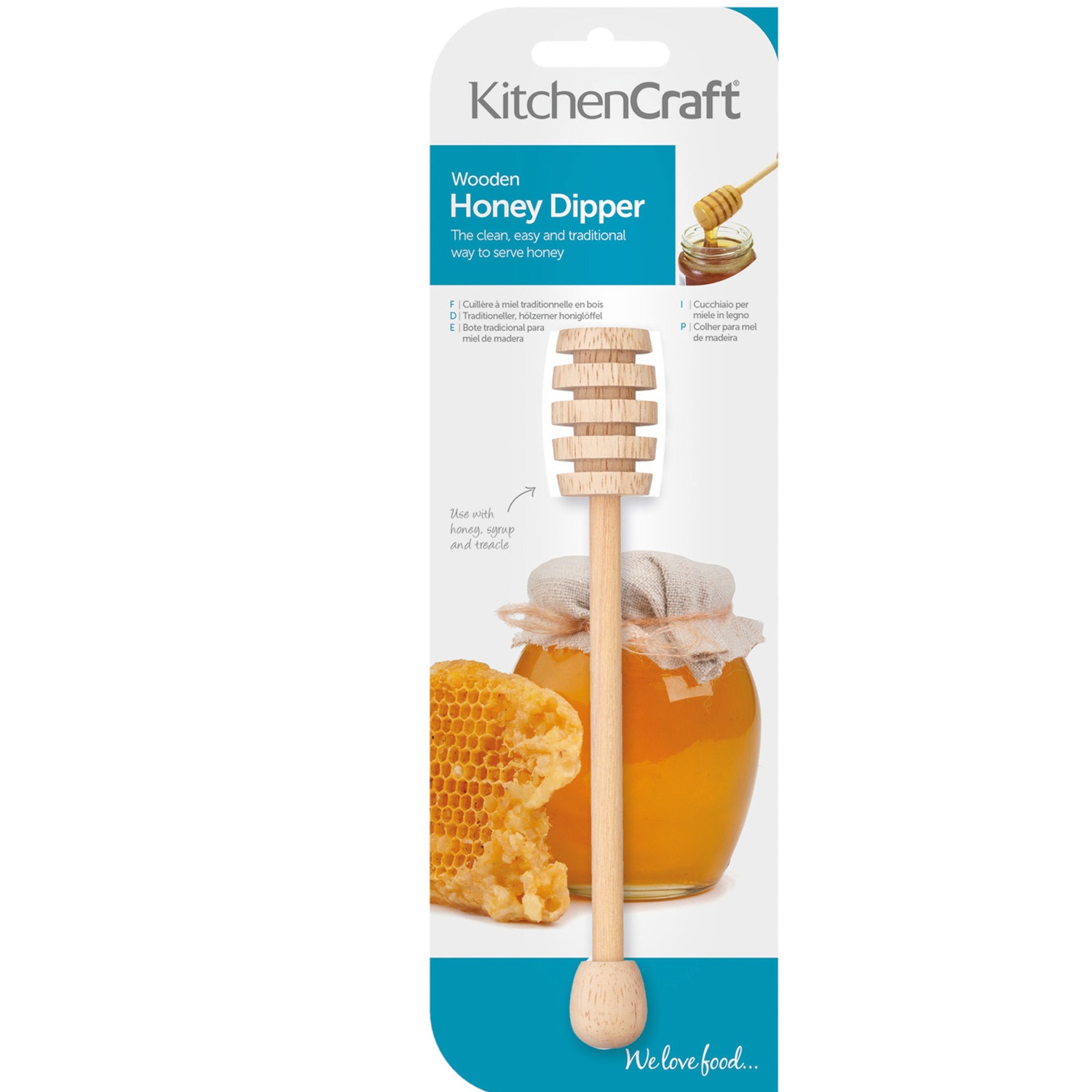 Cuillère à miel en bois - kitchencraft