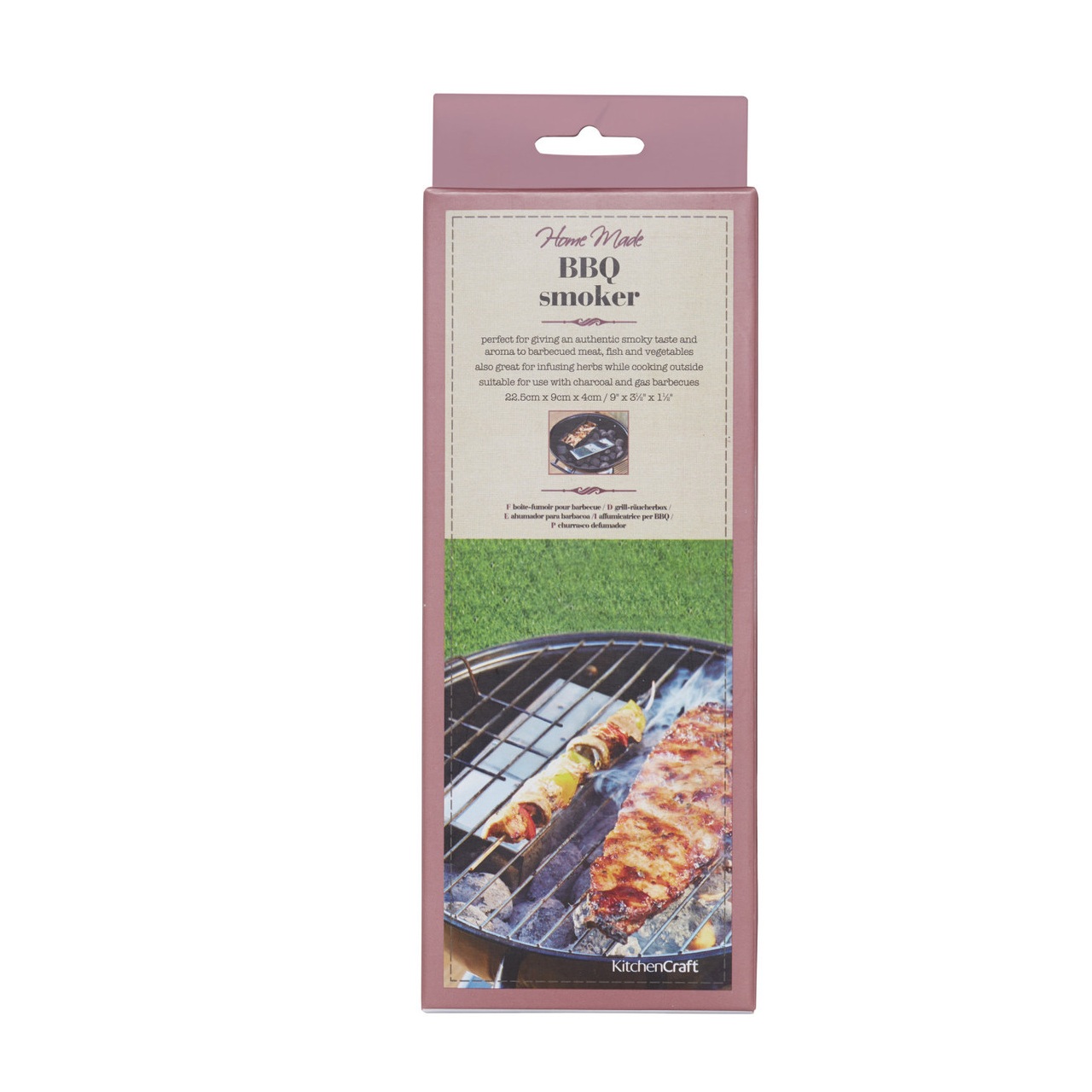 Fumoir pour barbecue en acier inoxydable - kitchencraft