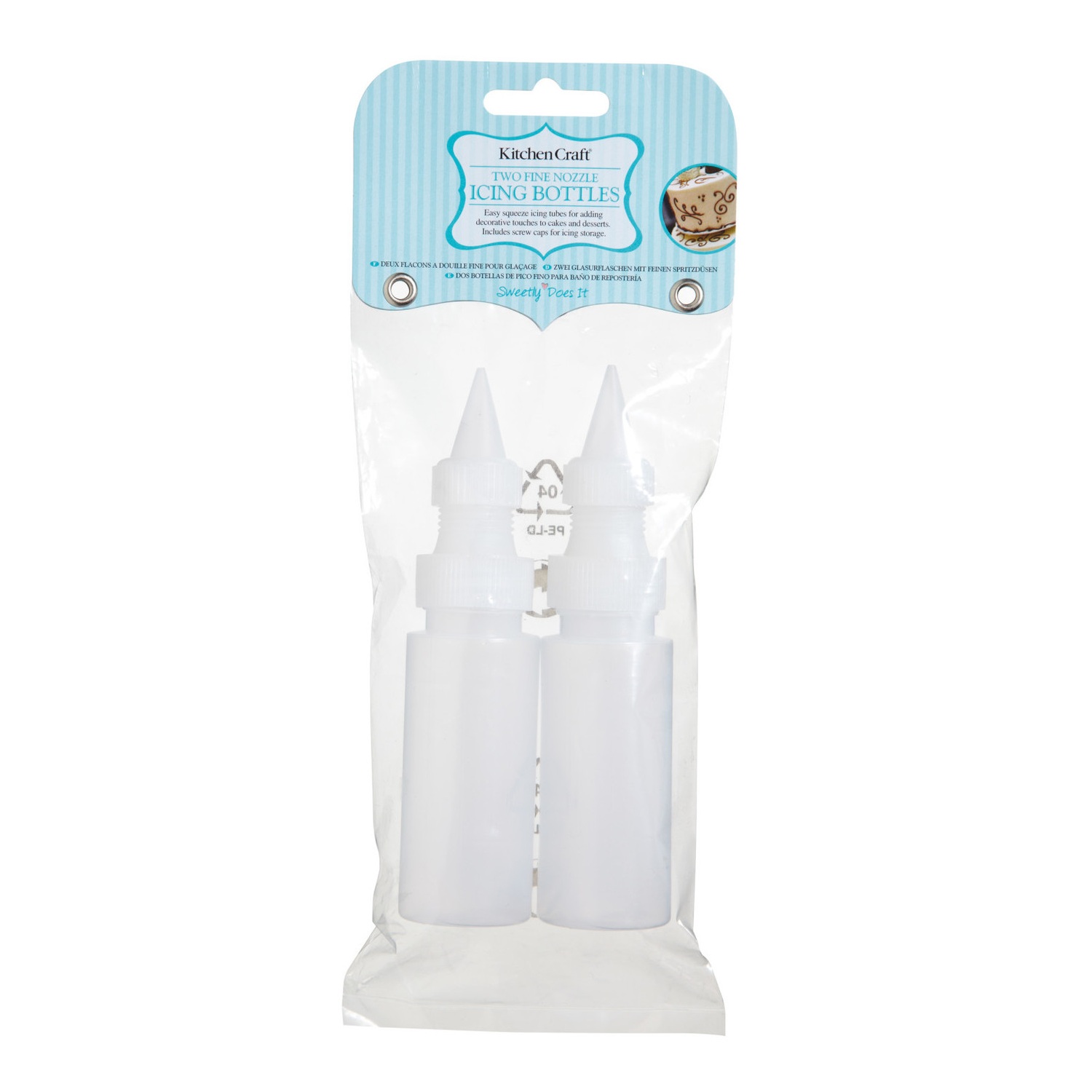 Lot de 2 bouteilles de glaçage 70 ml - kitchencraft