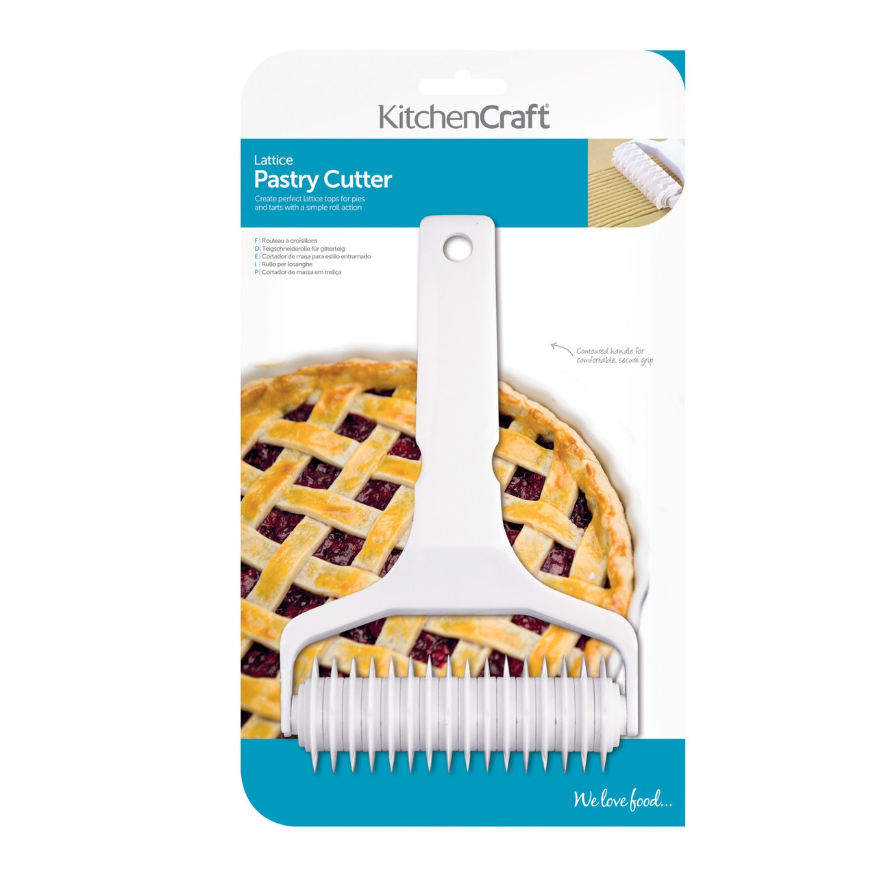 Rouleau à losange pour filet décoration de tarte - kitchencraft