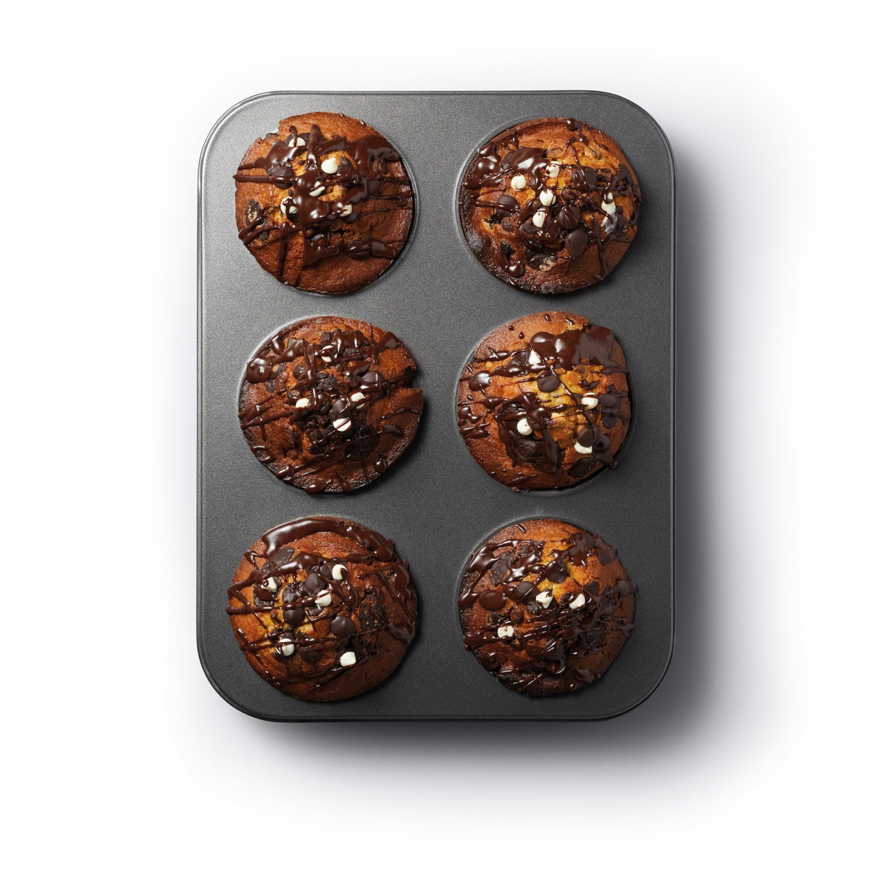 Master class moule plaque à pâtisserie pour 6 muffins 35x26 cm anti-adhésif - kitchencraft