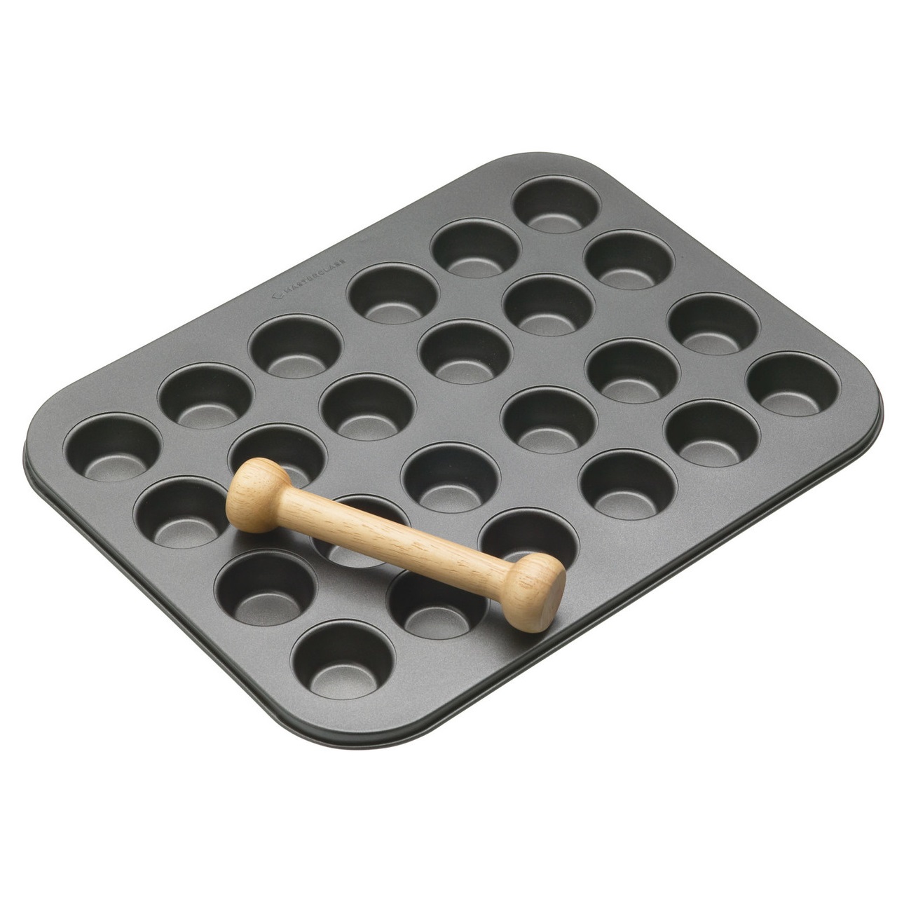 Master class moule plaque à pâtisserie pour 24 mini tartelettes 35x27 cm anti-adhésif - kitchencraft