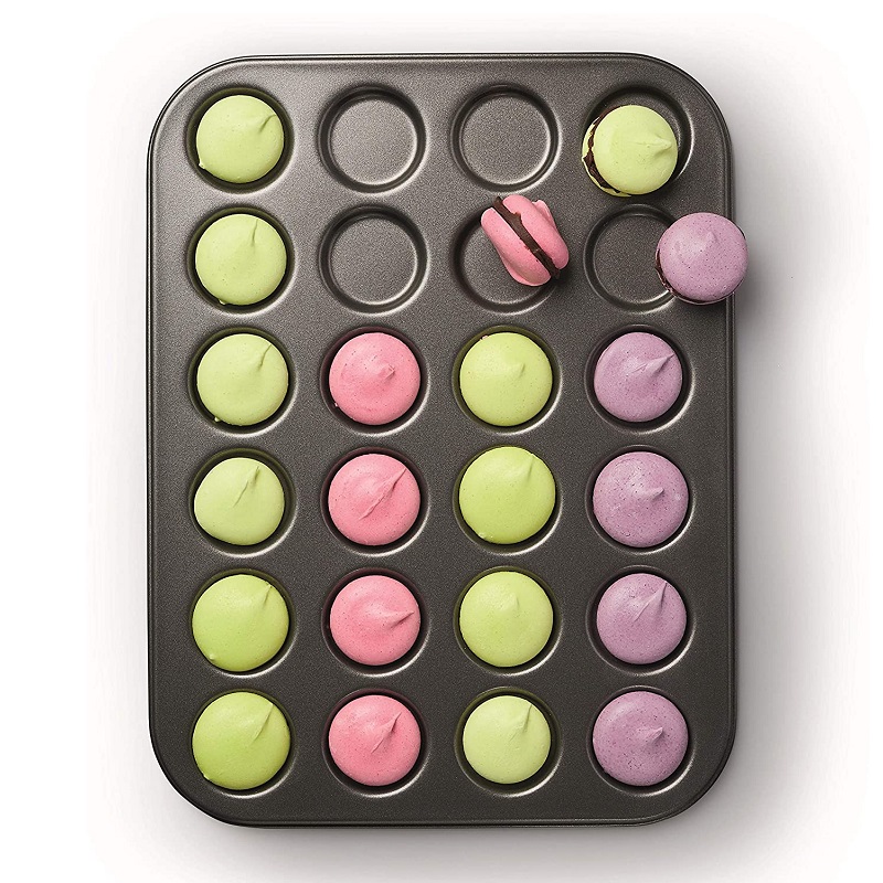 Moule a macarons ou mini whoopie 24 cavites 35x 27 cm anti adhesif master class - kitchencraft