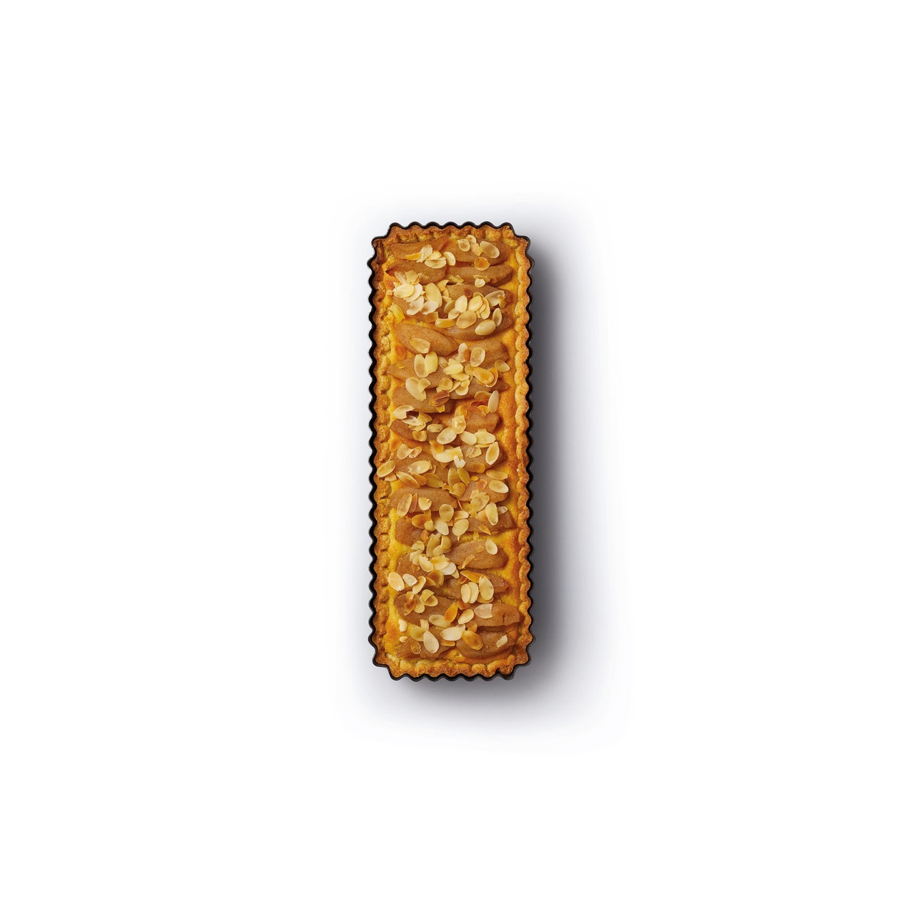Moule à tarte - quiche rectangulaire cannelé antiadhésif à fond amovible masterclass - kitchencraft