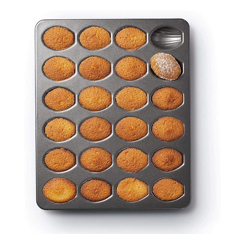 Moule a mini madeleine 24 cavites 27 x 21 cm anti adhesif master class - kitchencraft