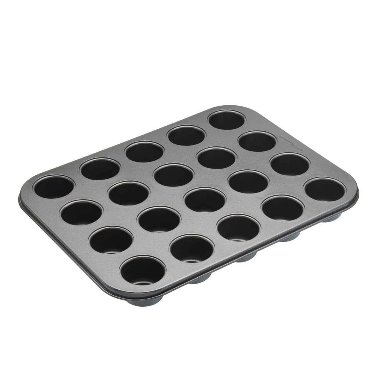 Master class moule plaque à pâtisserie pour 20 mini muffin à fond amovible 35x27 cm anti-adhésif - kitchencraft