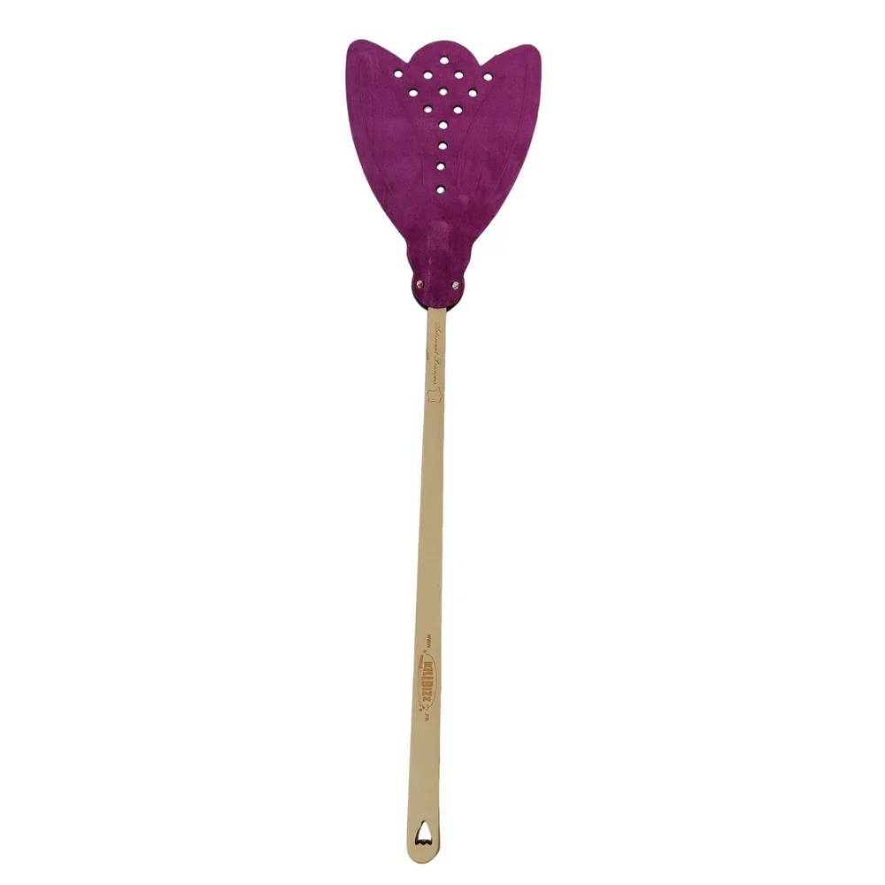 Tapette à mouche en cuir violet - killbizz
