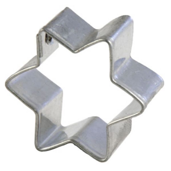 Mini etoile 6 branches emporte pieces pour petits fours 3,5 cm - lares