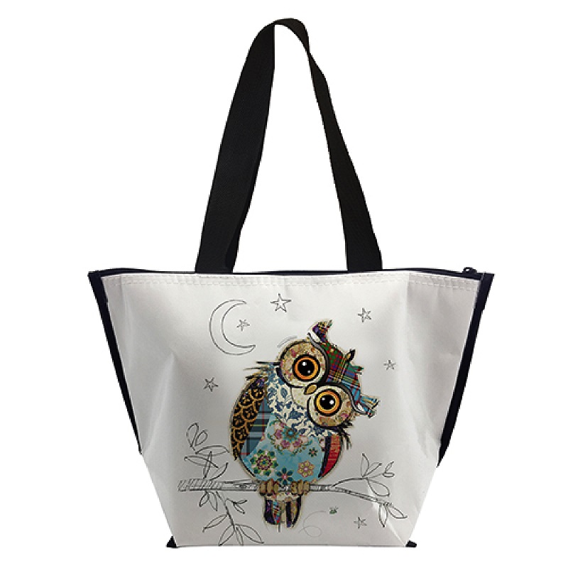 Lunch bag isotherme recycle 35cm kook chouette - kiub
