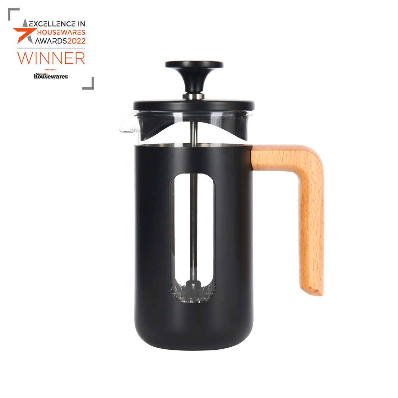 Cafetière à piston 3 tasses la cafetiere pisa noir - kitchencraft