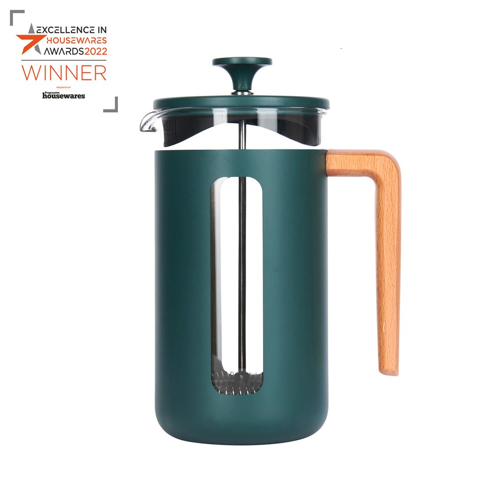 Cafetiere a piston 8 tasses la cafetiere pisa vert - kitchencraft