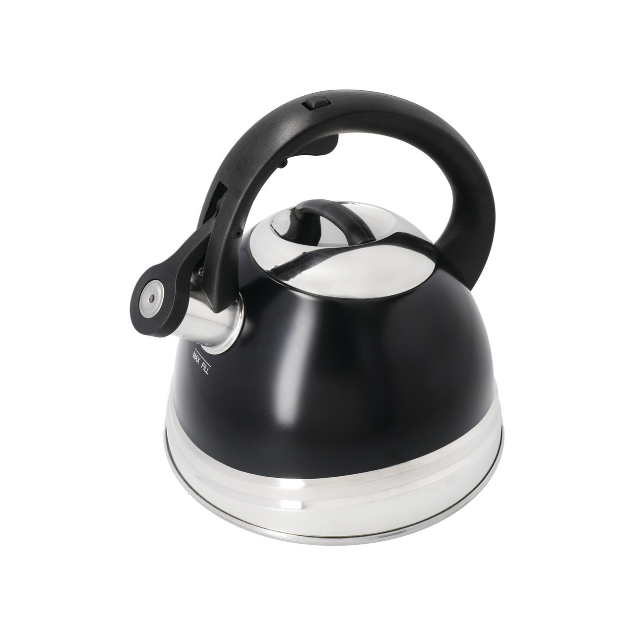 Bouilloire émaillée noire pour cuisinière à induction la cafetière - kitchencraft