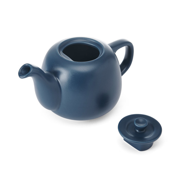 Théière classique la cafetière, bleu marine, 600ml - kitchencraft