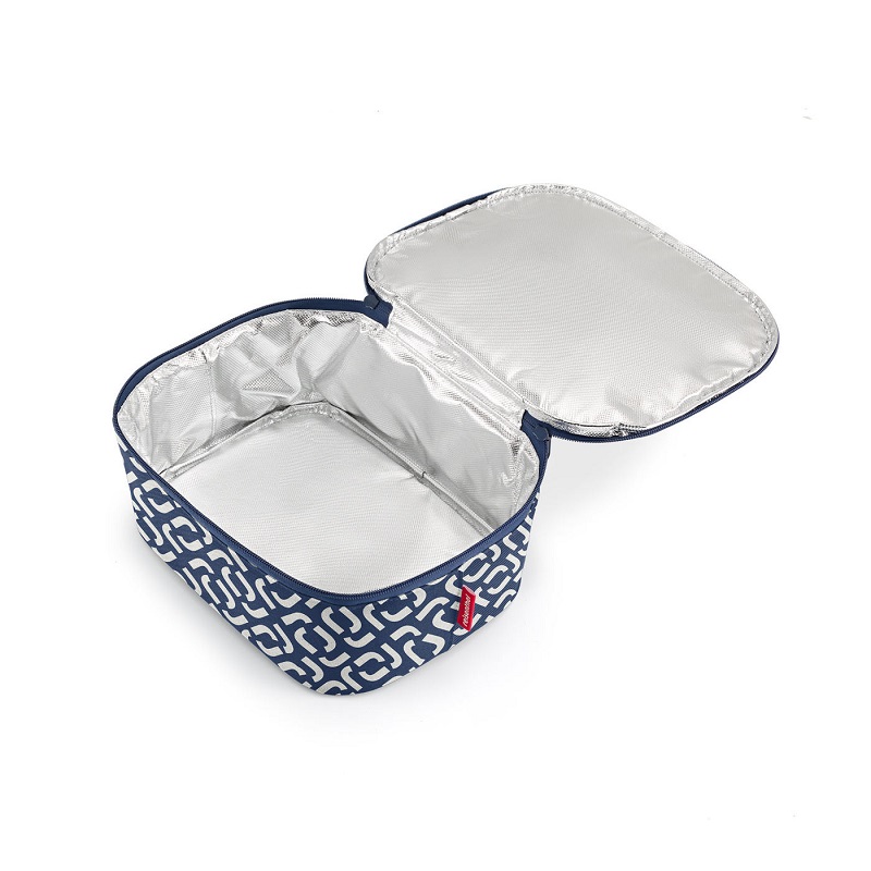 Coolerbag m pocket signature navy lunchbag sac isotherme - reisenthel