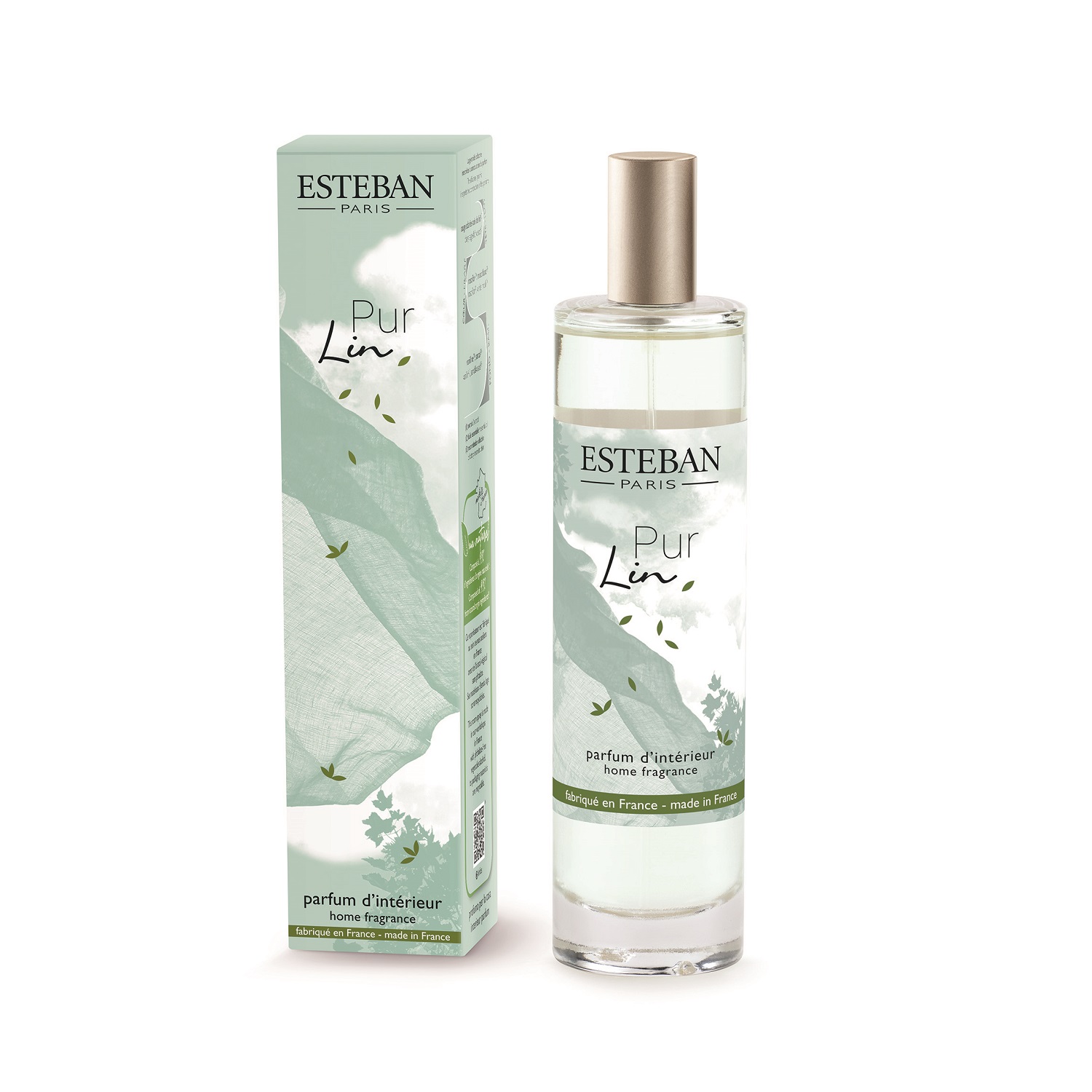 Pur lin, vaporisateur spray parfumé 75 ml - esteban