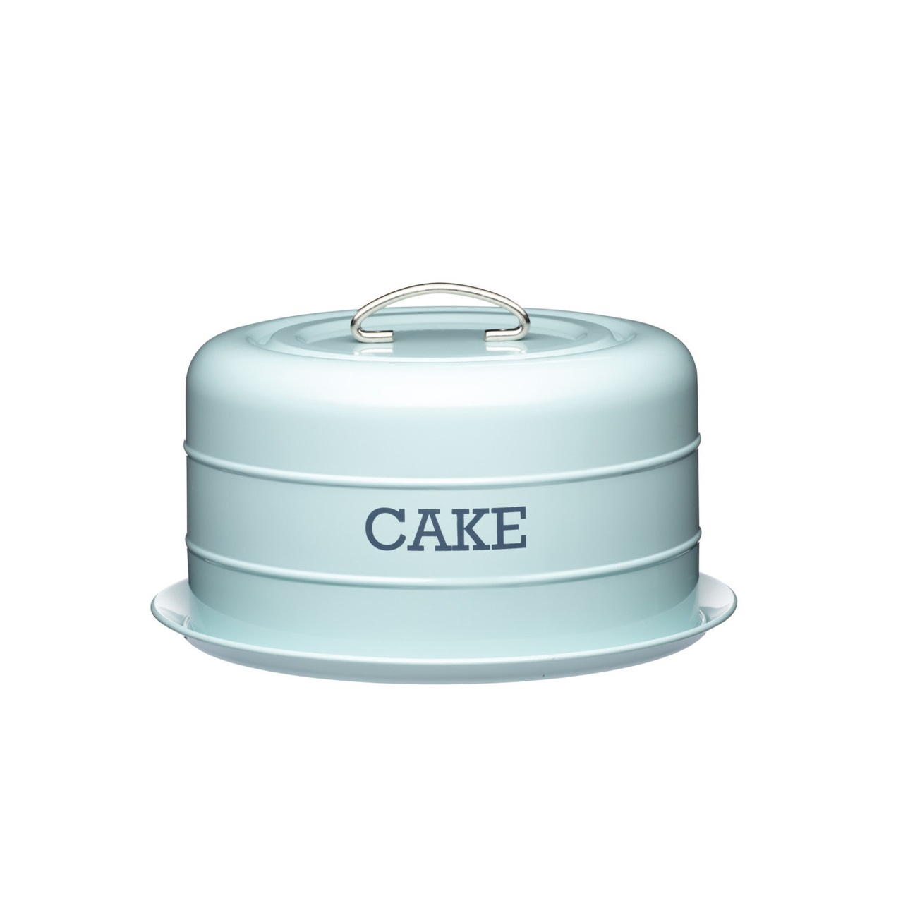 Boîte à gateau hermétique couleur vintage bleu/vert ø 28 cm - kitchencraft
