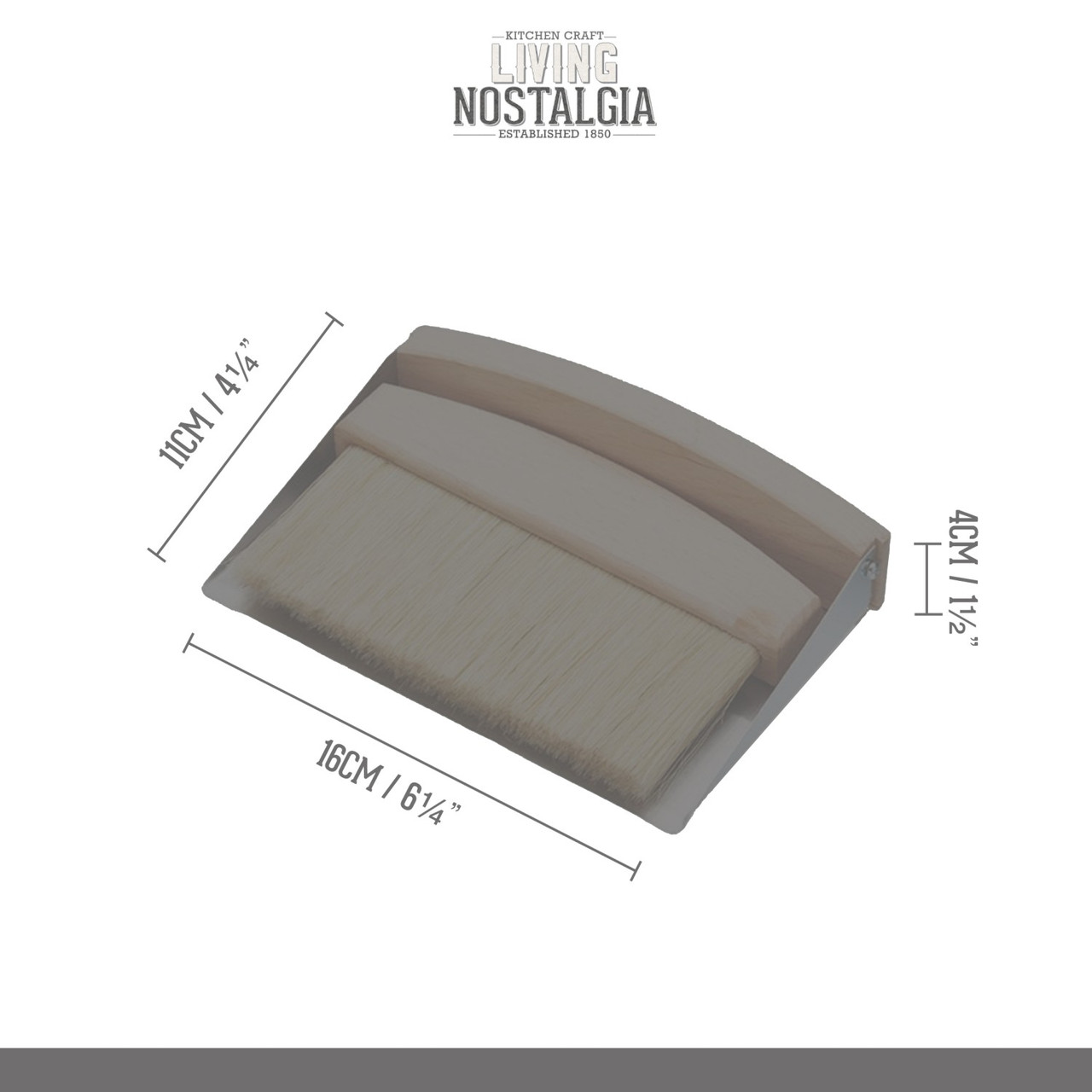 Ramasse miette pelle et balayette living nostalgia - kitchencraft