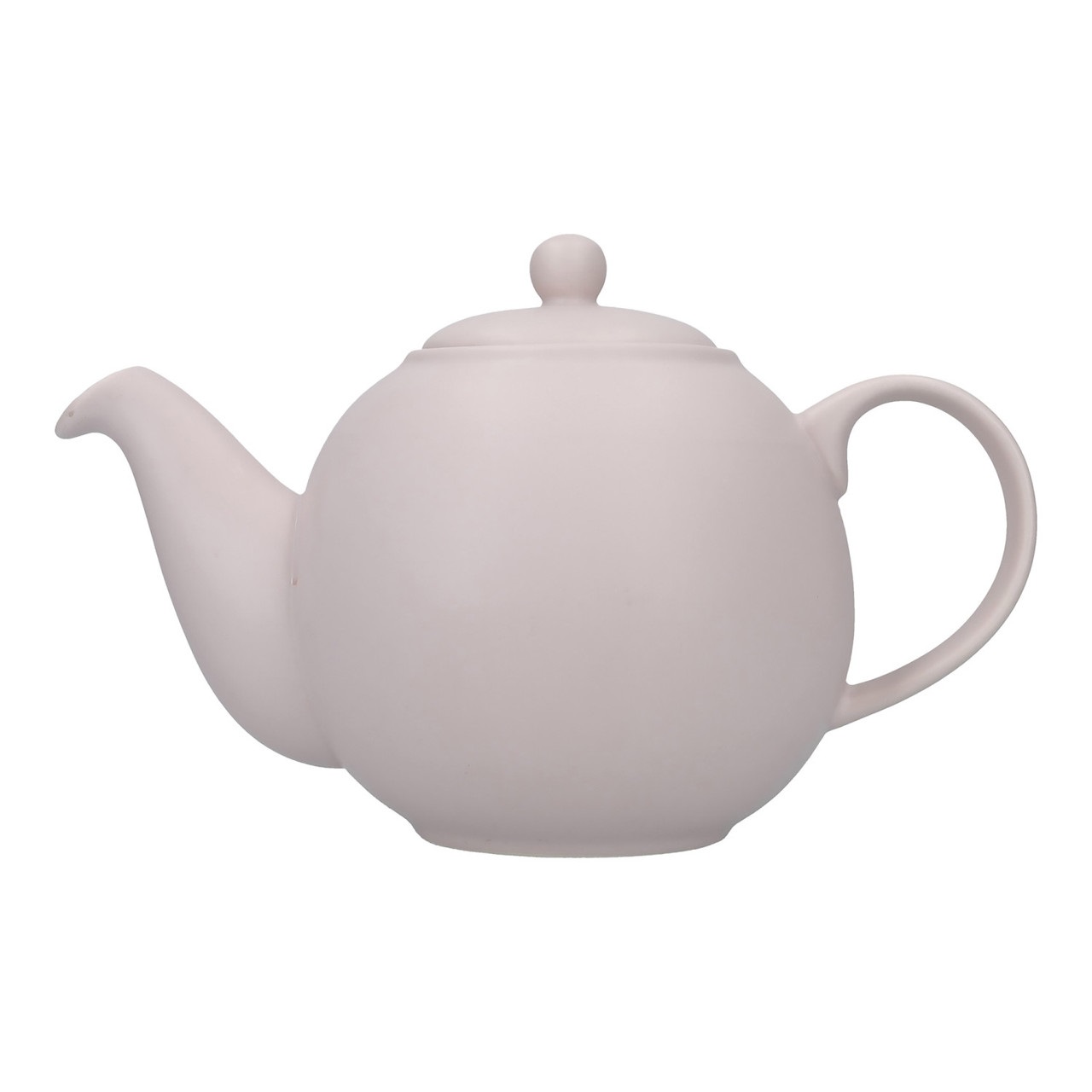Grande théière avec passoire dans une boîte cadeau 1,2l rose nordique london pottery - kitchencraft